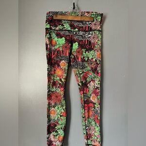 Lululemon Athletica Vibrant Floral Leggings